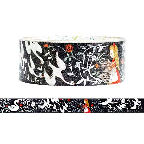 Washi Tape Jewel of Fairy Tale The Swan In the Field