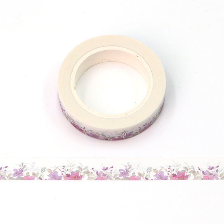 Washi Tape Foil Floral Today