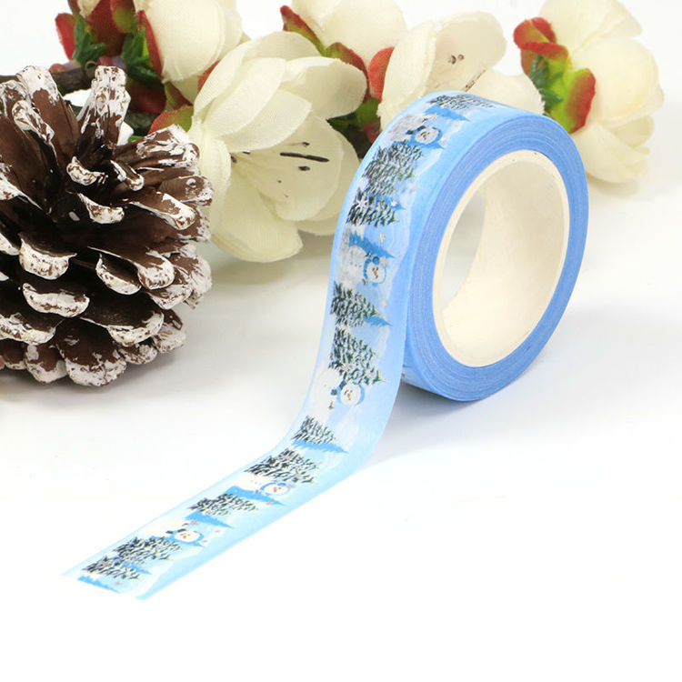 Washi Tape Foil Snow World And Star