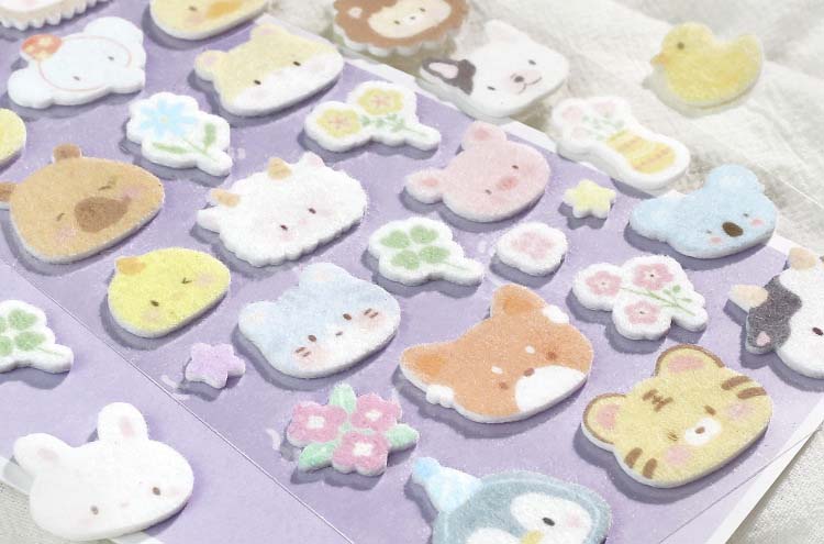Stickers Fieltro Forest Cute Story Animal Forest