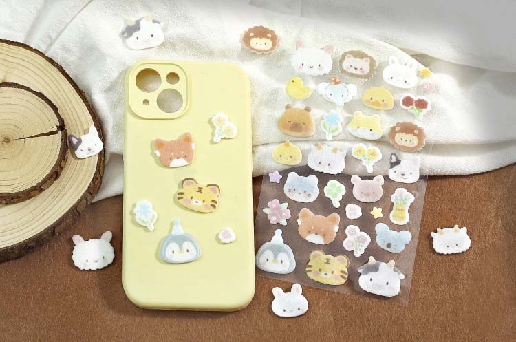 Stickers Fieltro Forest Cute Story Animal Forest