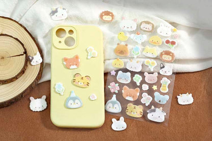 Stickers Fieltro Forest Cute Story Animal Forest