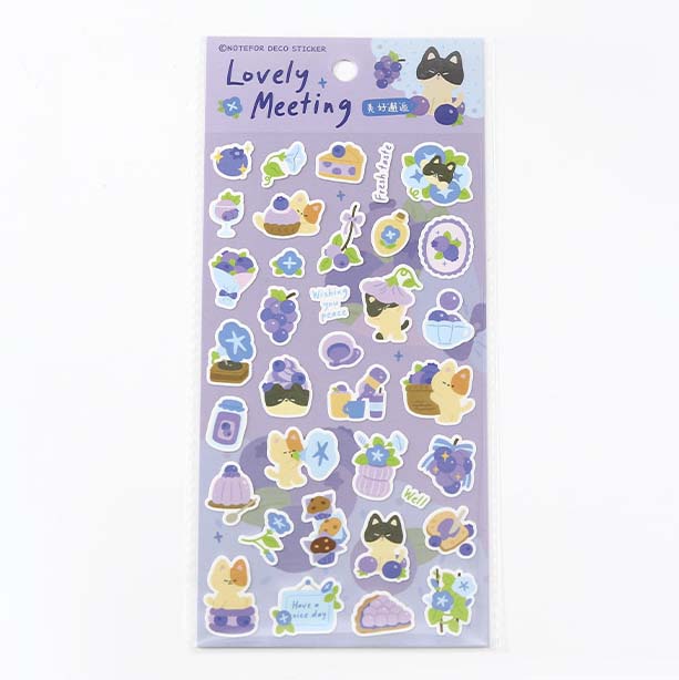 Stickers Forest Fruity Hut Lovely Meeting