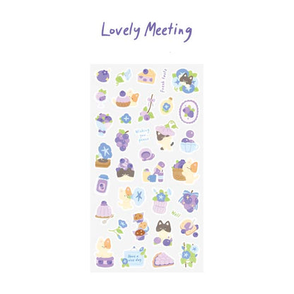 Stickers Forest Fruity Hut Lovely Meeting