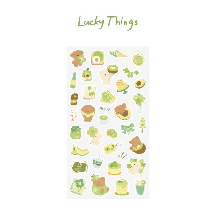 Stickers Forest Fruity Hut Lucky Things