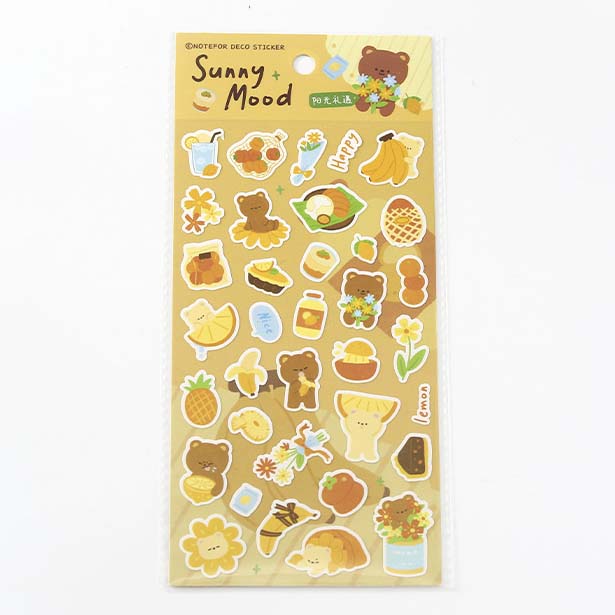 Stickers Forest Fruity Hut Sunny Mood
