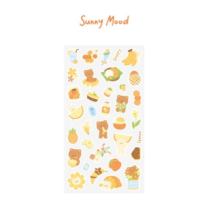 Stickers Forest Fruity Hut Sunny Mood