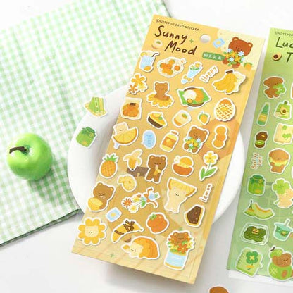 Stickers Forest Fruity Hut Sunny Mood
