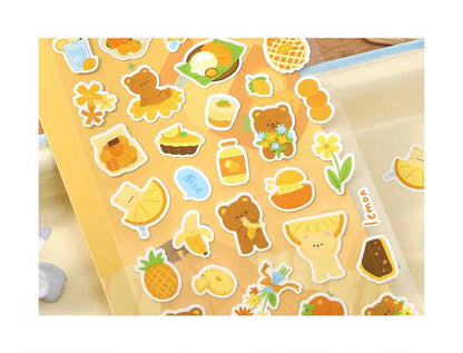 Stickers Forest Fruity Hut Sunny Mood