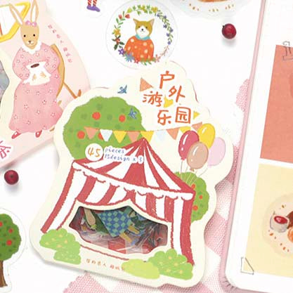 Stickers Forest Story Outside Leisure