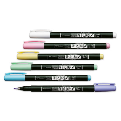 Rotuladores Pincel Tombow Fudenosuke Pastel