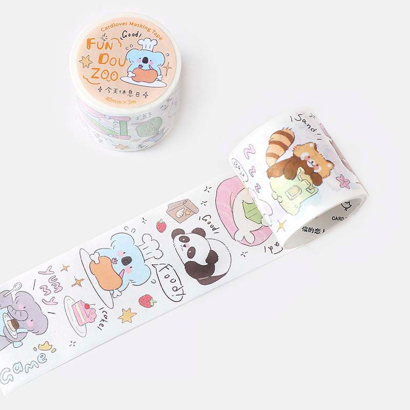 Washi Tape Fun Dou Zoo Day Free