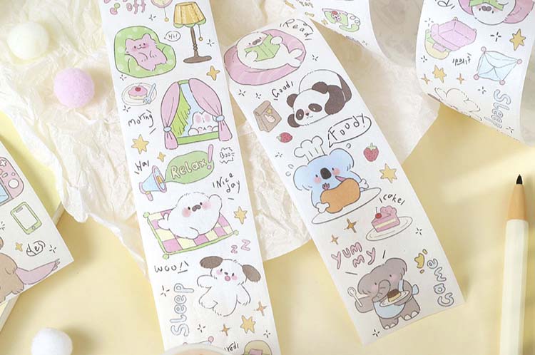 Washi Tape Fun Dou Zoo Day Free