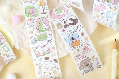 Washi Tape Fun Dou Zoo Day Free