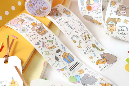 Washi Tape Fun Dou Zoo Music Festival