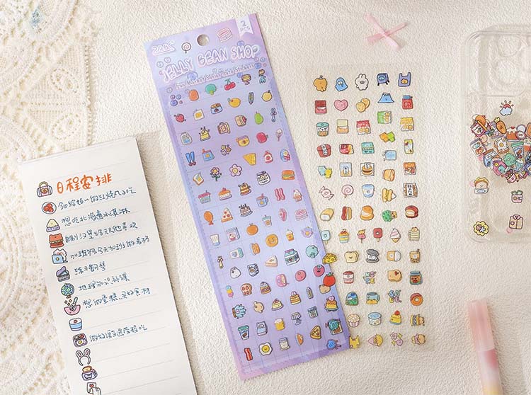 Stickers Fun Market Jelly Bean Shop