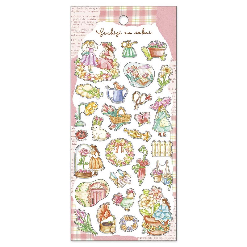 Stickers Fushihi No Sekai Fluffy Flower