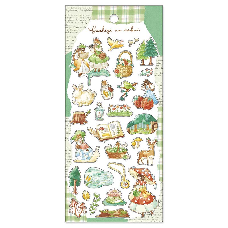 Stickers Fushihi No Sekai Forest Exploration