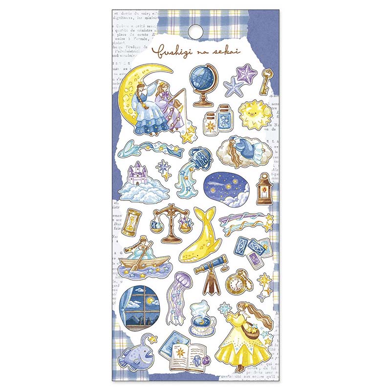 Stickers Fushihi No Sekai Sparkling Night Walk