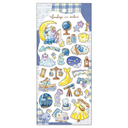 Stickers Fushihi No Sekai Sparkling Night Walk