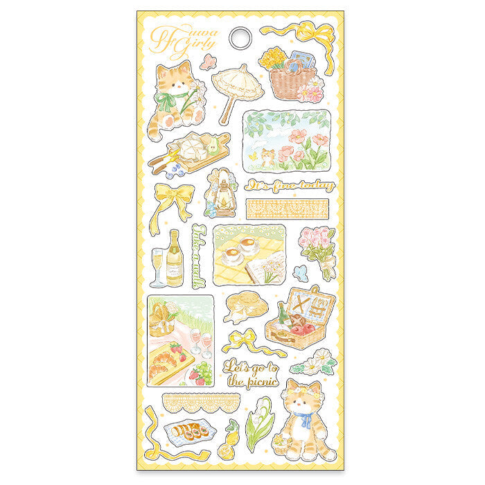 Stickers Fuwa Girly Picnic