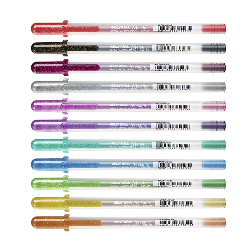 Bolígrafos Gel Sakura Gelly Metallic