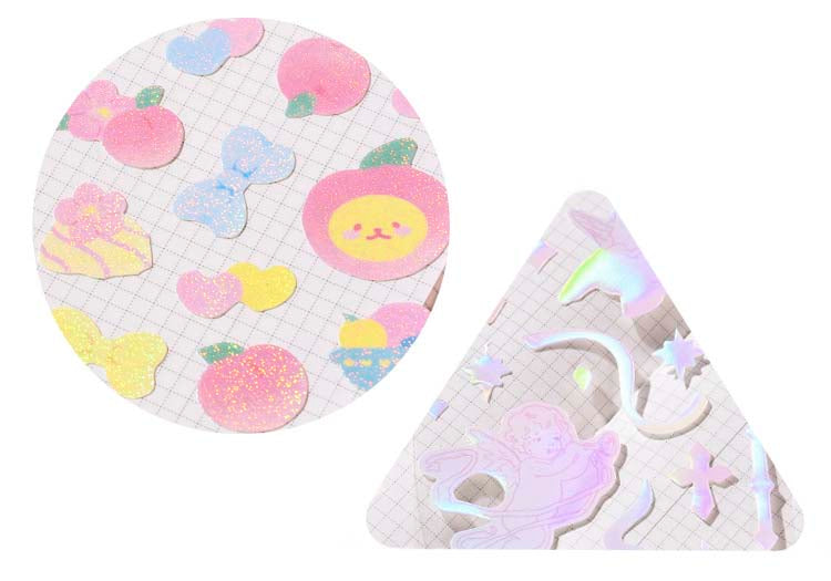 Stickers Streamer Series Shining Feather