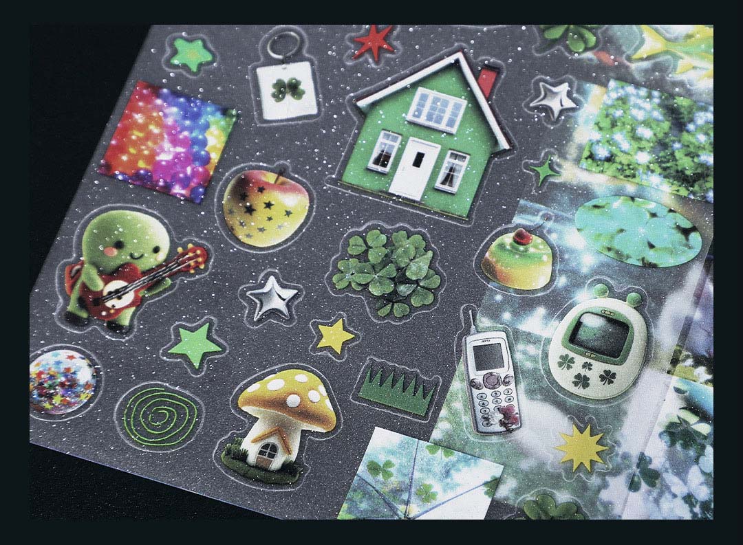 Stickers Gold Dream Shadow Cottage