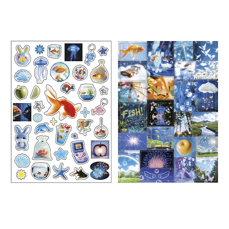 Stickers Gold Dream Shadow Goldfish