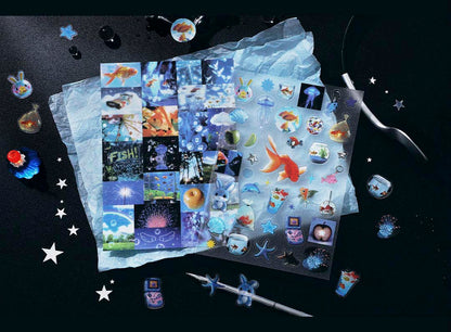 Stickers Gold Dream Shadow Goldfish