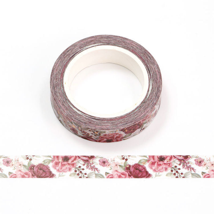 Washi Tape Foil Flower And Star