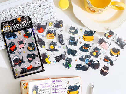 Set de Stickers Soft And Cute Cat Little Night Elf (4pc)