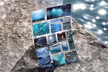 Stickers Golden Hour Blue Tide