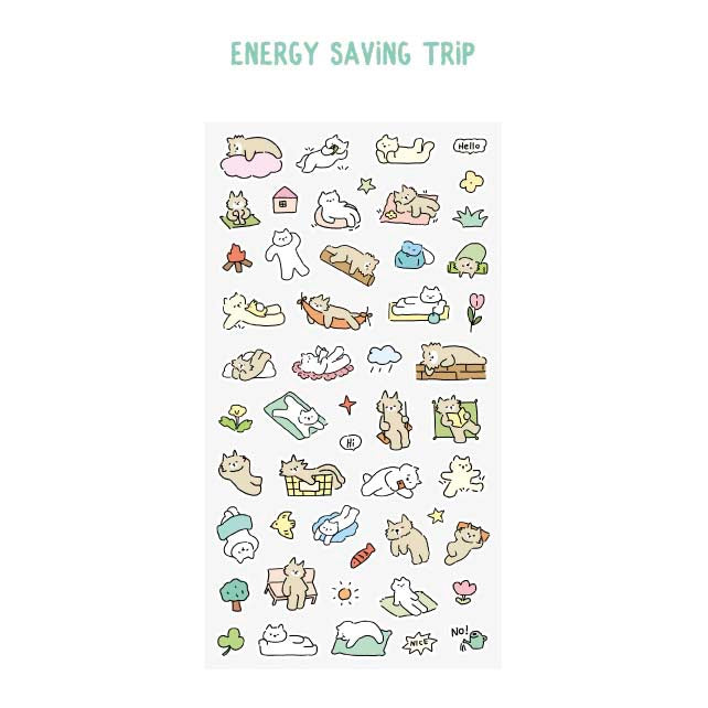 Stickers Good Day To Lay Down Energy Saving Trip