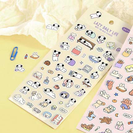 Stickers Good Day To Lay Down Lazy Daily Life