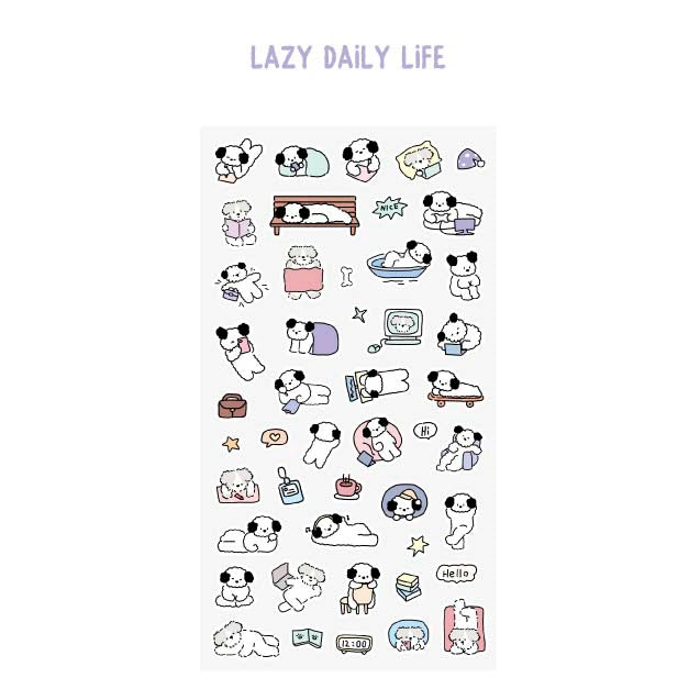 Stickers Good Day To Lay Down Lazy Daily Life