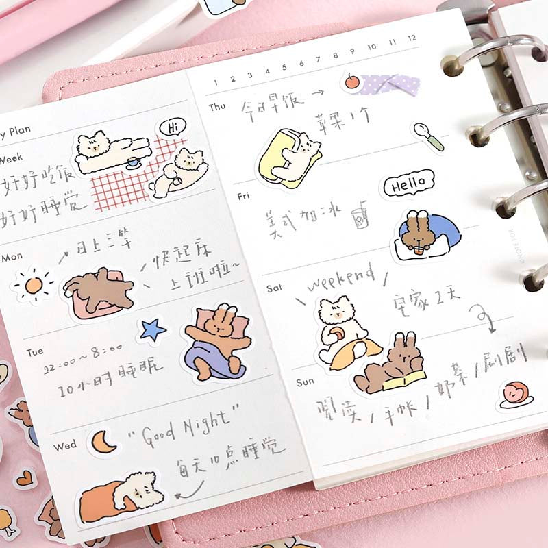 Stickers Good Day To Lay Down Slacker&