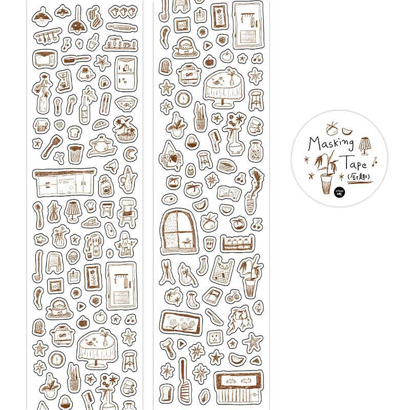 Stickers en Rollo Graffiti Handbook Cooking Fun