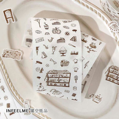 Stickers en Rollo Graffiti Handbook Cooking Fun