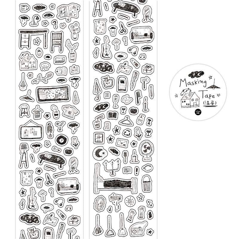 Stickers en Rollo Graffiti Handbook Warm House