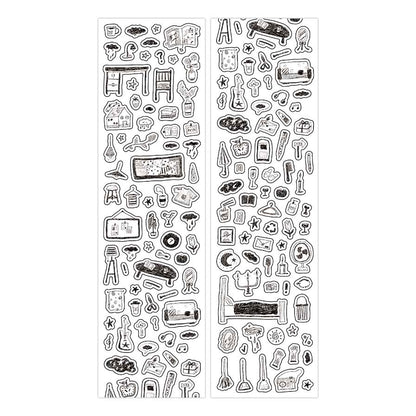 Stickers en Rollo Graffiti Handbook Warm House