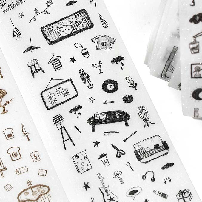 Stickers en Rollo Graffiti Handbook Warm House