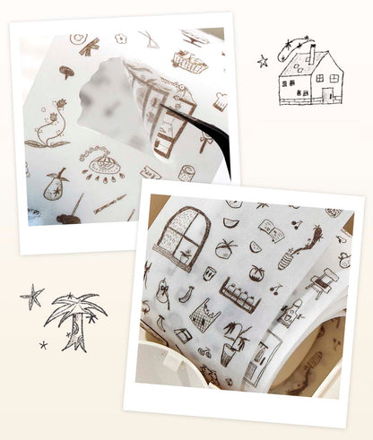 Stickers en Rollo Graffiti Handbook Cooking Fun
