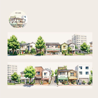 Stickers en Rollo Green Scenery A Corner Of The Street