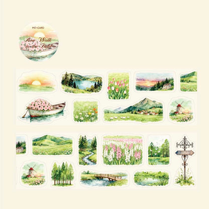 Stickers en Rollo Green Scenery Slow Ride In The Wild