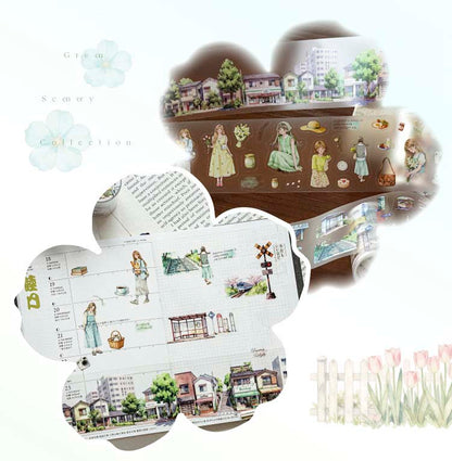 Stickers en Rollo Green Scenery Soft Light Nap