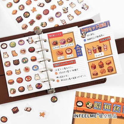 Stickers Grid Pixels Food