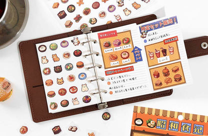 Stickers Grid Pixels Food