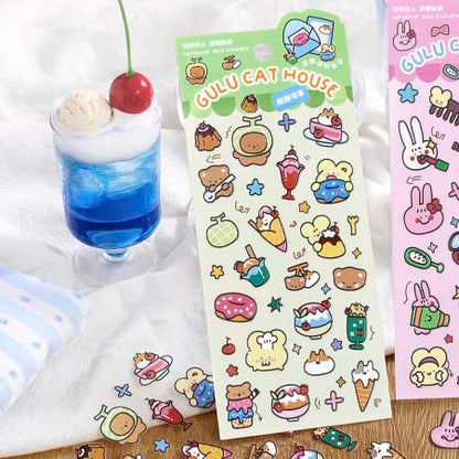 Stickers Gulu Cat House Green