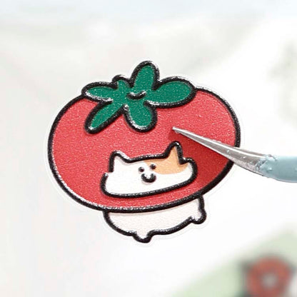 Stickers Gulu Cat House Blue